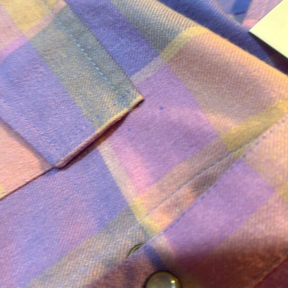 SPELL Wyatt Flannel Shirt in Pastel - Picture 12 of 14